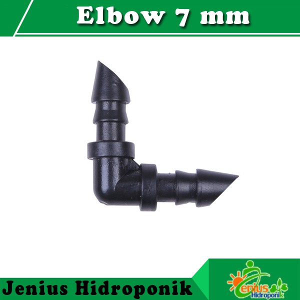 Elbow 7 Mm / Penyambung Bentuk L Selang Pe 7 Mm / Gardening