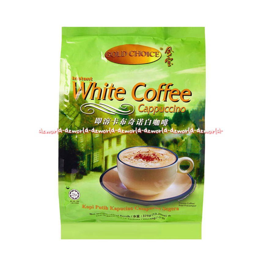 Gold Choice White Coffee Cappucino 15 Sachet Kopi Serbuk