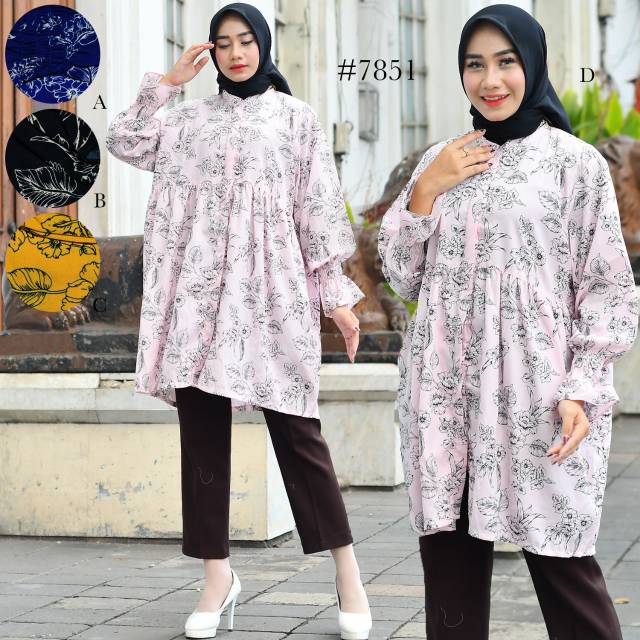 dres tunik jumbo wanita