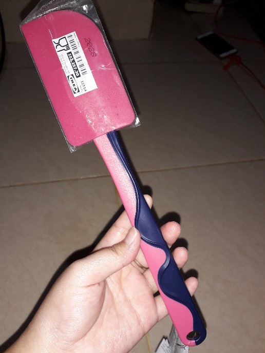 [910] Spatula Karet Silikon Pengaduk Adonan Bpa Free - Spatula Adonan Kue - Spatula Masak