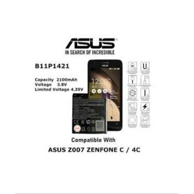 BATTERY BATERAI ASUS ZENFONE C/ 4C BATRE ORIGINAL