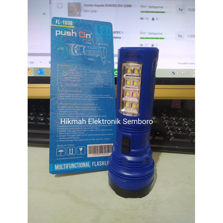 Senter PUSH-ON FL-1083