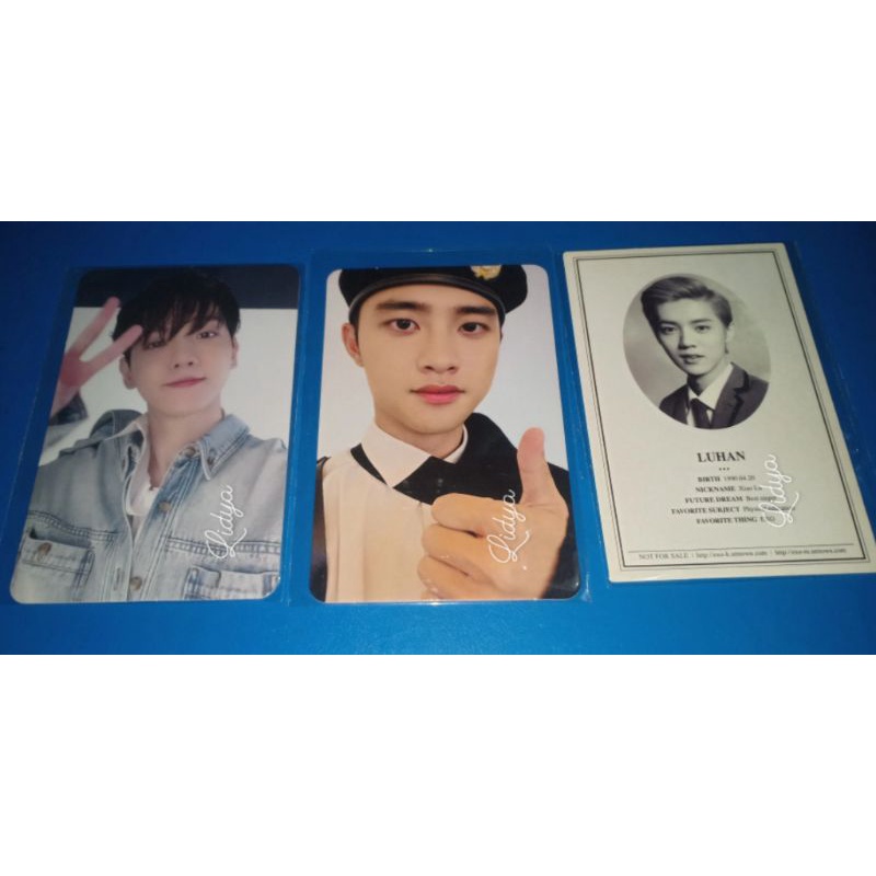 PC official EXO Baekhyun Ar Jewel (dilan), Kyungsoo (d.o) baret (moderato), Luhan ID XOXO