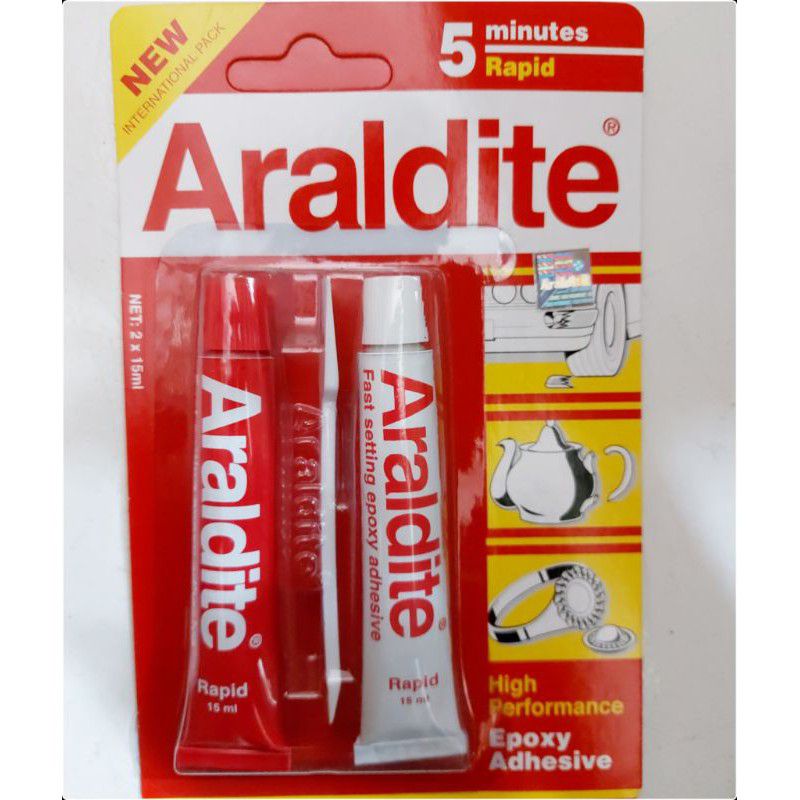 

Lem Araldite merah 5 menit 15ml