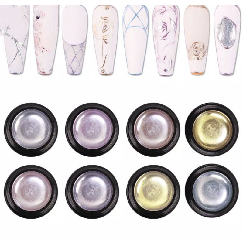 NAIL COLOUR GEL UV LED DRAW PAINTING STAMPING NAIL ART / HIASAN KUKU