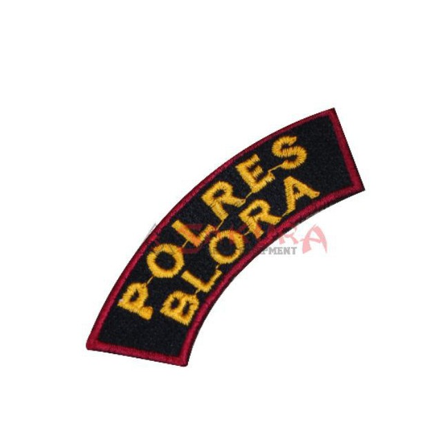 Badge Bordir Biasa POLRES BLORA