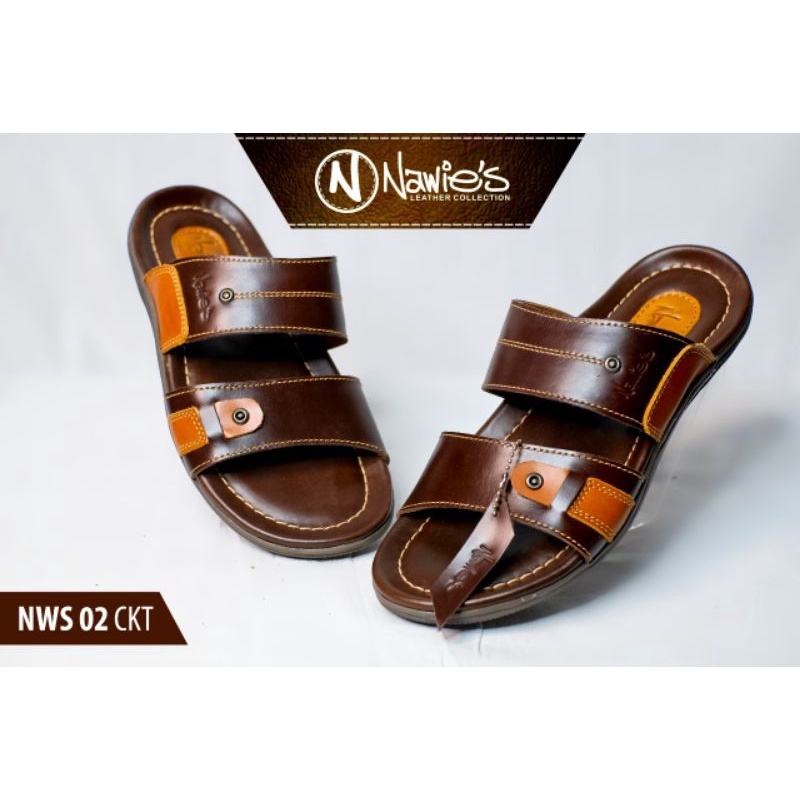 NWS 02 Sandal Full Kulit Asli Premium / Casual Sandal