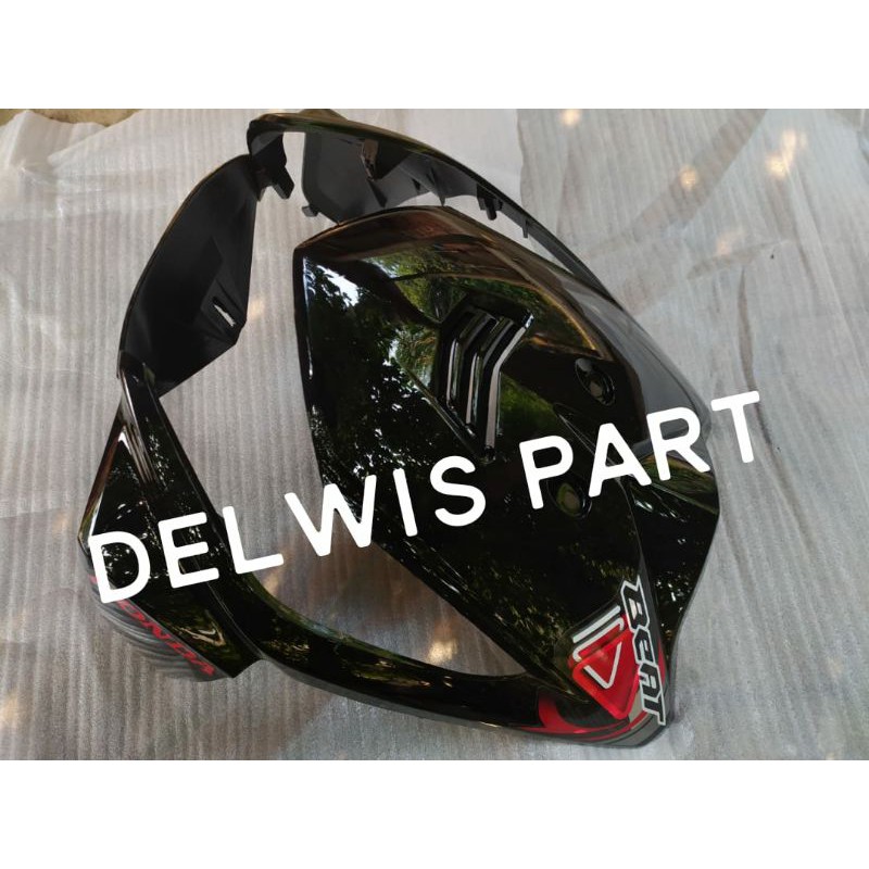 tameng depan beat karbu hitam