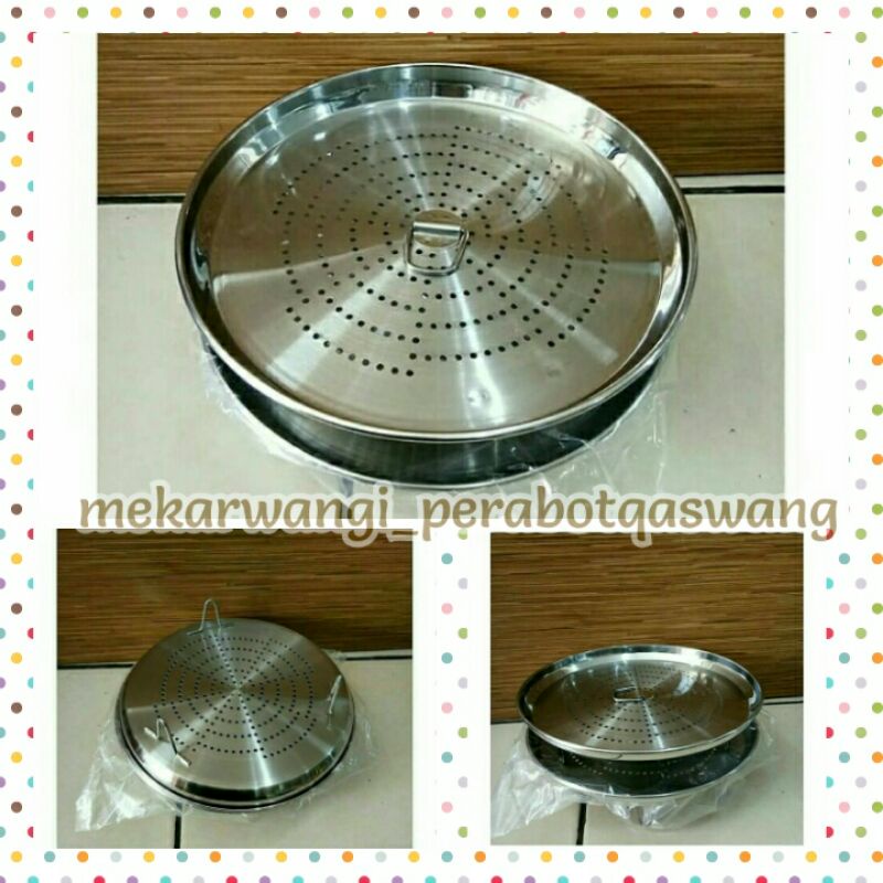 Bima Original Sarang Kukus Wajan/Sarang Kukus Panci Stainless 24 cm