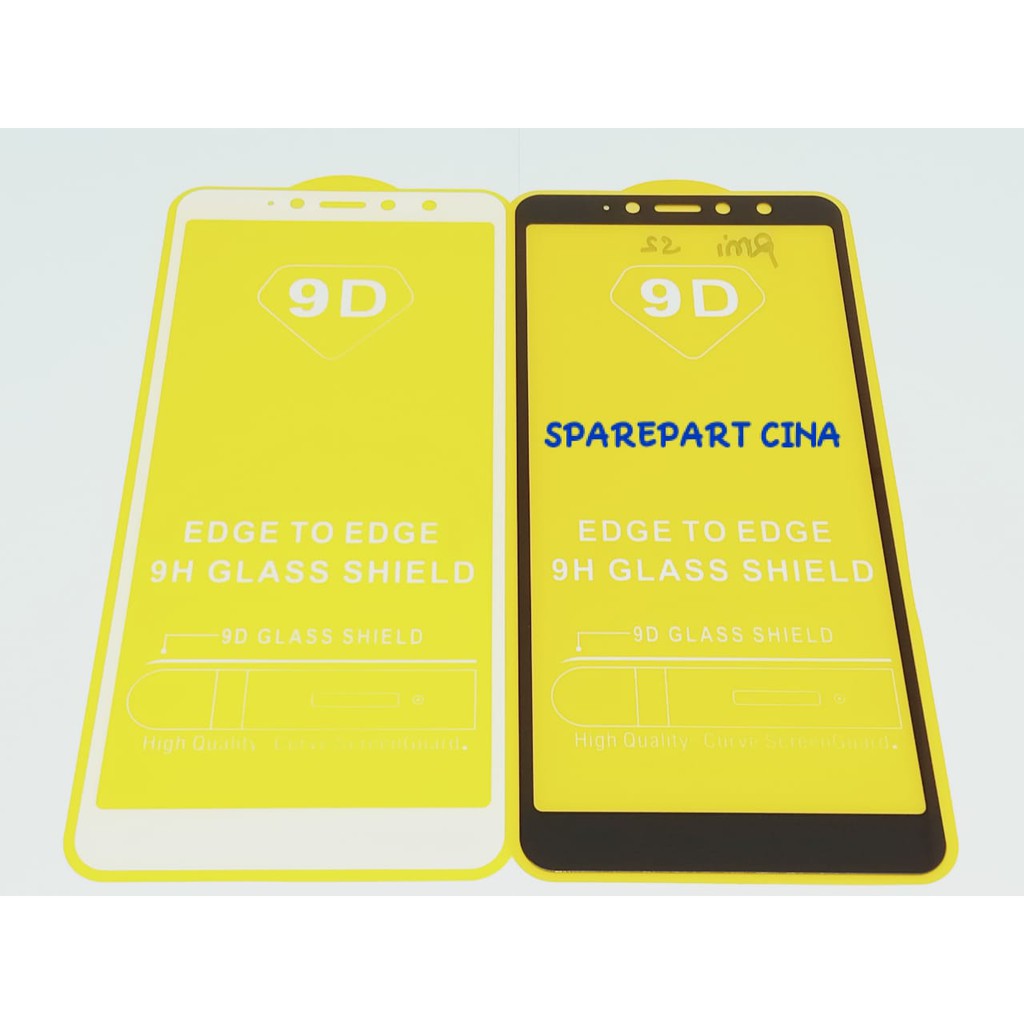 ANTI GORES FULL WARNA XIAOMI REDMI S2 / ANTIGORES FULL KACA RMI S2
