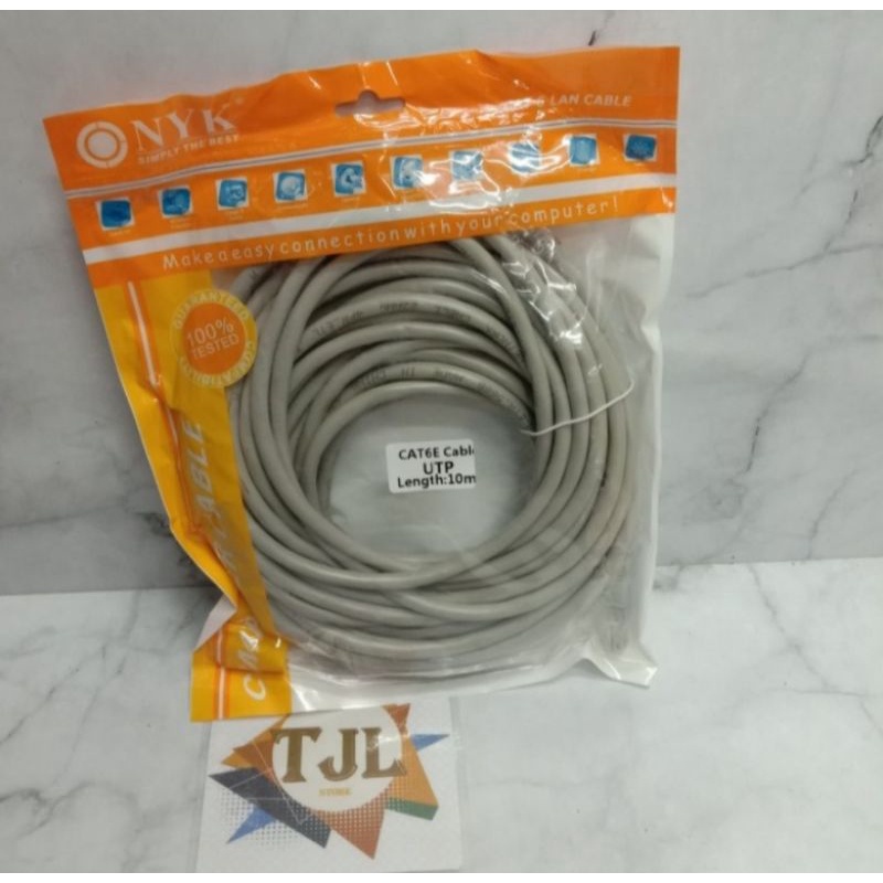 Kabel LAN Cat 6 NYK 10m / kabel LAN cat 6 NYK / kabel LAN cat 6 10meter