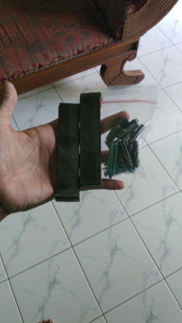 Set Rak Ambalan Dinding Minimalis 2 Pcs Uk. 60,60 Cm