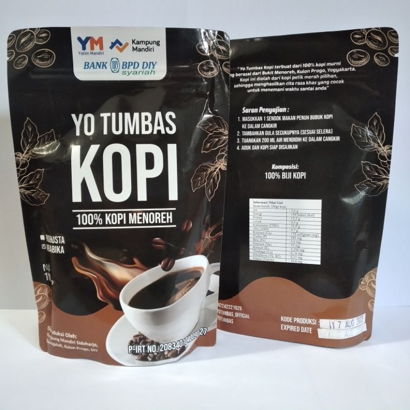 

Kopi Robusta Kemasan 100gr Yo Tumbas