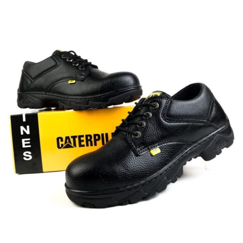 Sepatu safety boots pria sepatu kerja proyek ujung besi sepatu safety cowok