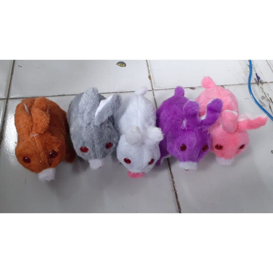 MAINAN ANAK ROBOT BONEKA KELINCI STUFFED PLUS RABBIT koleksi Bergerak Suara dan matanya Menyala