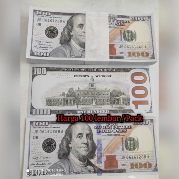 

AKSESORIS PERNIKAHAN MAINAN UANG DOLAR PALSU ISI 100 LEMBAR PERLENGKAPAN PESTA CRAFT