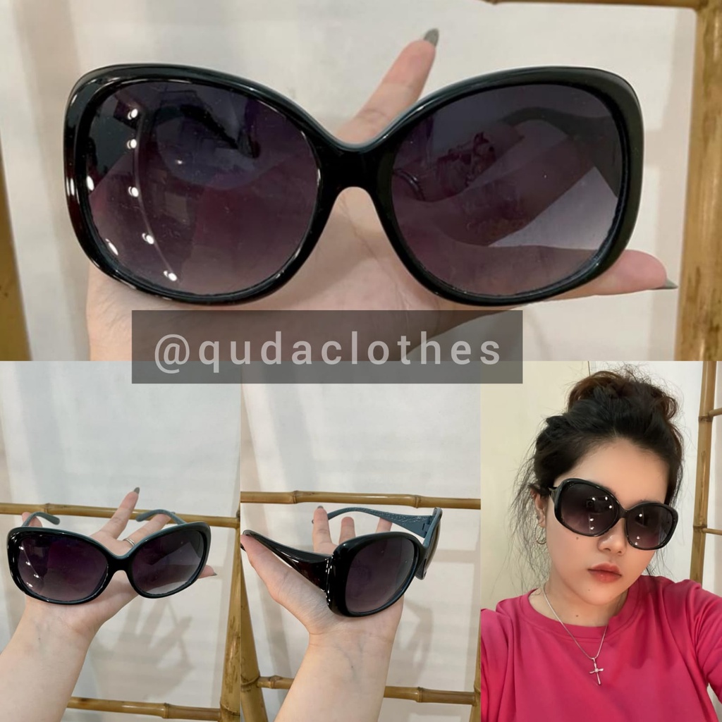 Kacamata illustro eyewear  Motif black & blue