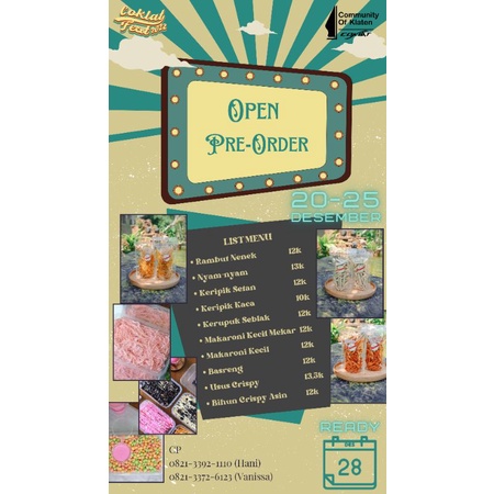 

Snack Danus COKFEST