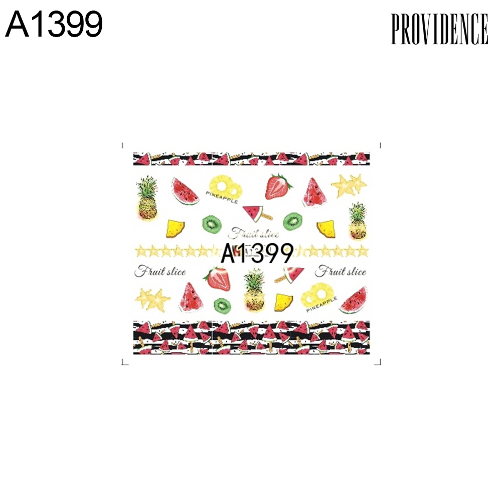 Providence Stiker Decal Motif Buah Untuk Dekorasi Nail Art / Manicure Diy