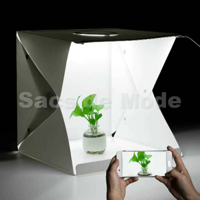 LARGE Photo Studio Box TERMASUK LED Folding Kotak Tempat Foto Portable