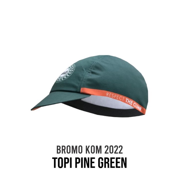 SUB Jersey Cycling CAP BROMO Pine Green 2022 SUBJERSEY Topi Gowes Sepeda