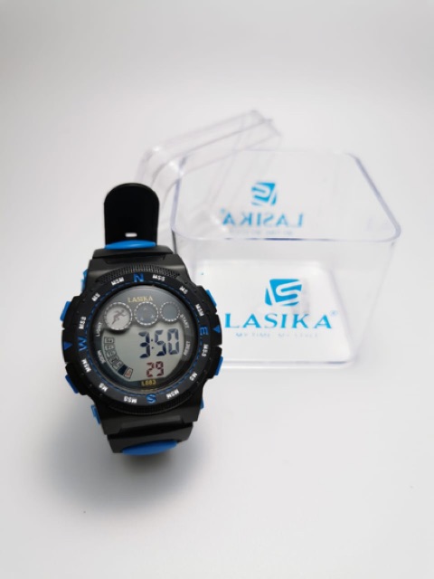 LASIKA 883 jam tangan sporty digital Remaja Fashion ada led dan anti air