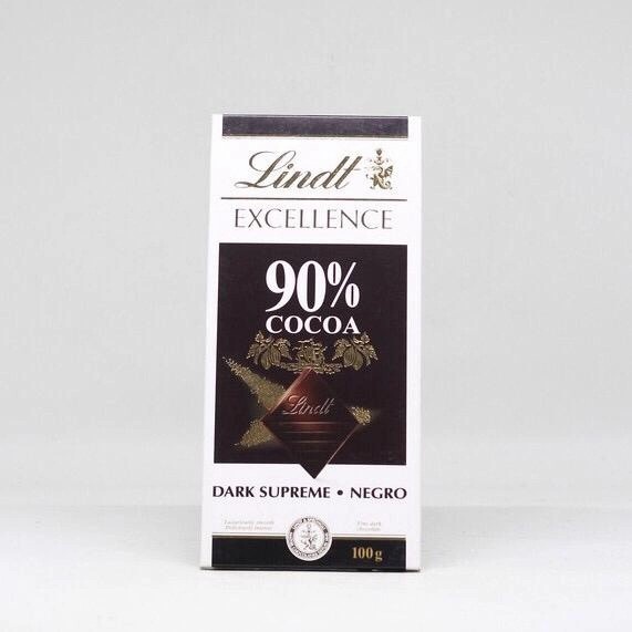 

LINDT DARK CHOCOLATE 90% DARK CHOCOLATE / COKLAT HEALTHY BRAIN BOOSTER
