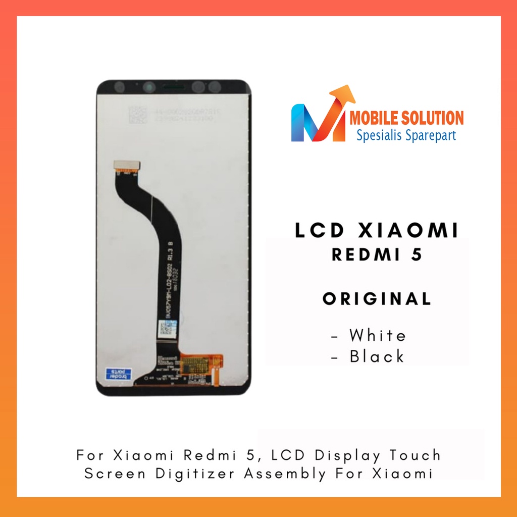 Grosir LCD Xiaomi Redmi 5 Fullset Touchscreen ORIGINAL 100% Garansi 1 Bulan + Packing / Bubbel