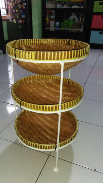 Rak Bawang Jogja-rak Bumbu Susun 3 Jumbo