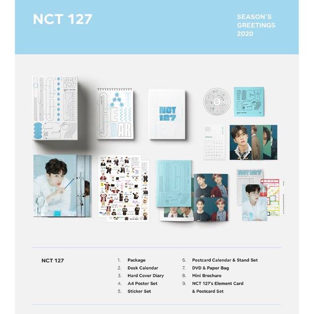 Jaehyun Set NCT127 Season Greeting 2020