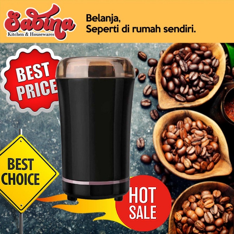 Penggiling Biji Kopi Bumbu Dapur Elektrik Coffee Bean Grinder 300W