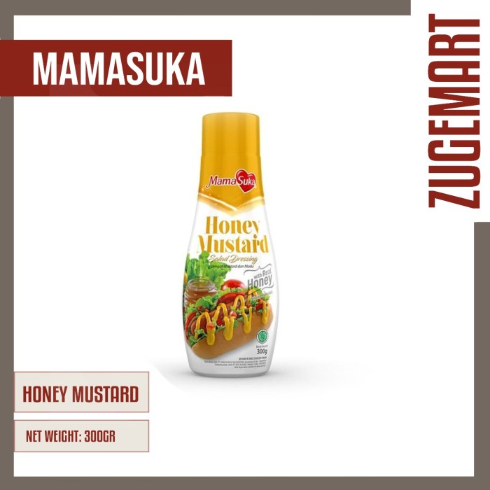 

Mama Suka MamaSuka Honey Mustard Salad Dressing Mustard Madu 300 gr