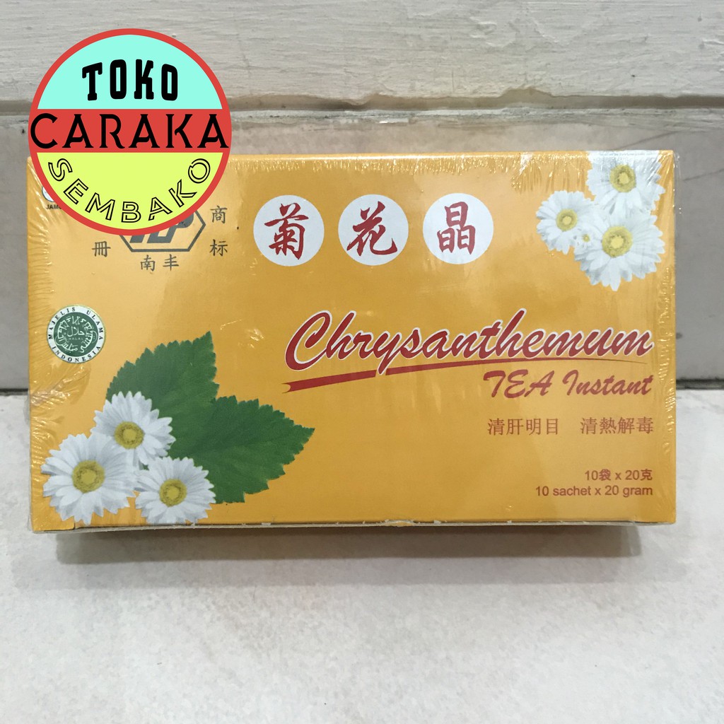 

Chrysanthemum Tea Instant - Teh Kembang Bunga - isi 10 sachet x 20g