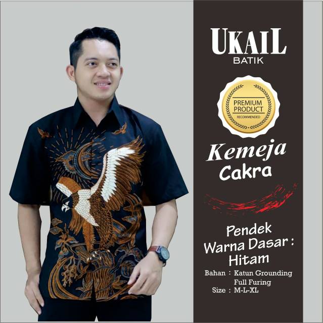 Kemeja Batik ELANG CAKRA Lengan Panjang/Pendek