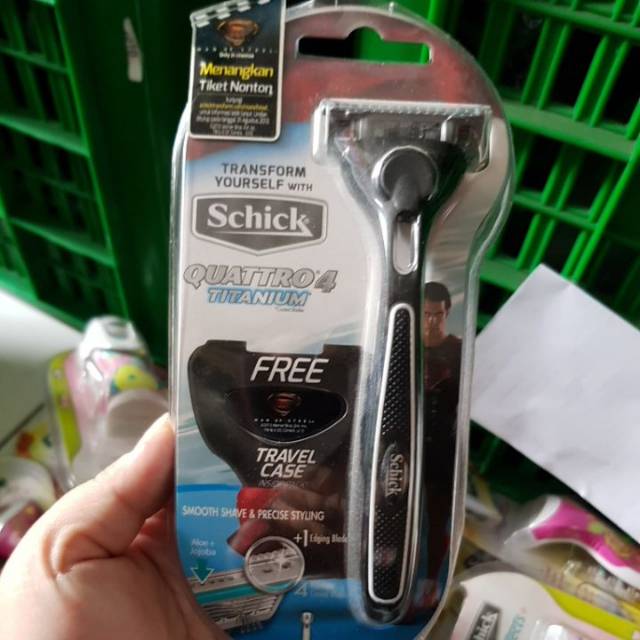SCHICK QUATTRO TITANIUM - PISAU CUKUR
