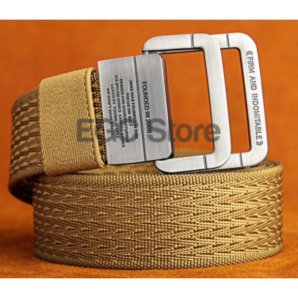 IKAT PINGGANG TACTICAL PRIA DOUBLE RING / SABUK PRIA BAHAN CANVAS DOUBLE RING - MC-THH-40