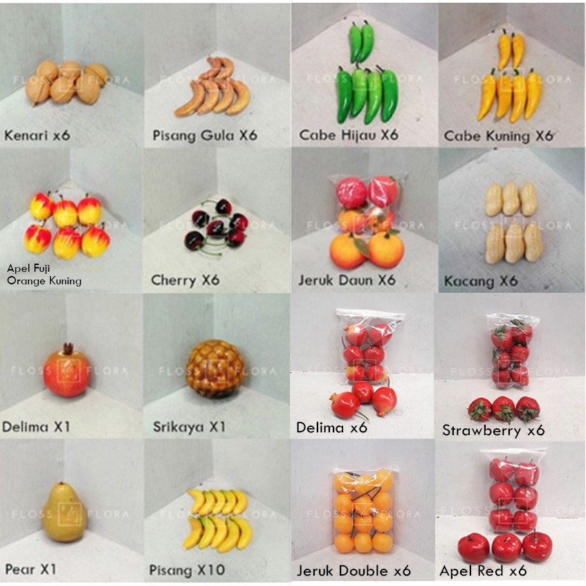 Buah Artificial / Buah Plastik / Buah