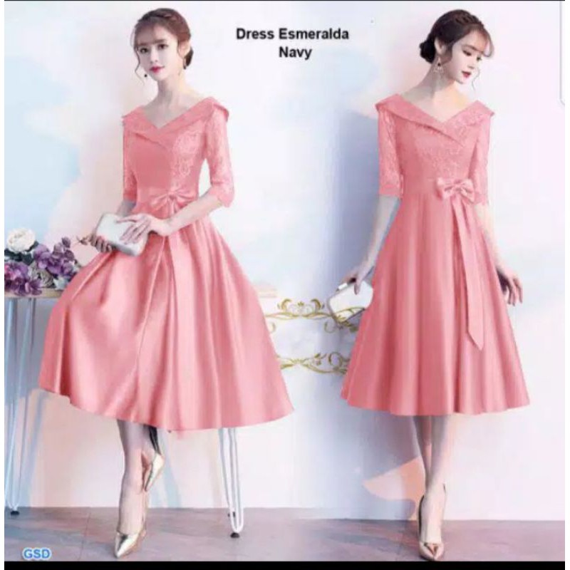 (Bisa COD) Esmeralda Party Dress