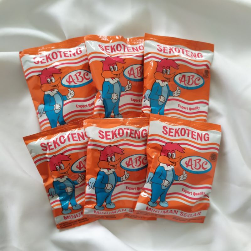 Sekoteng ABC Minuman Jahe dengan Buah buahan segar 1 pack = 10 bungkus