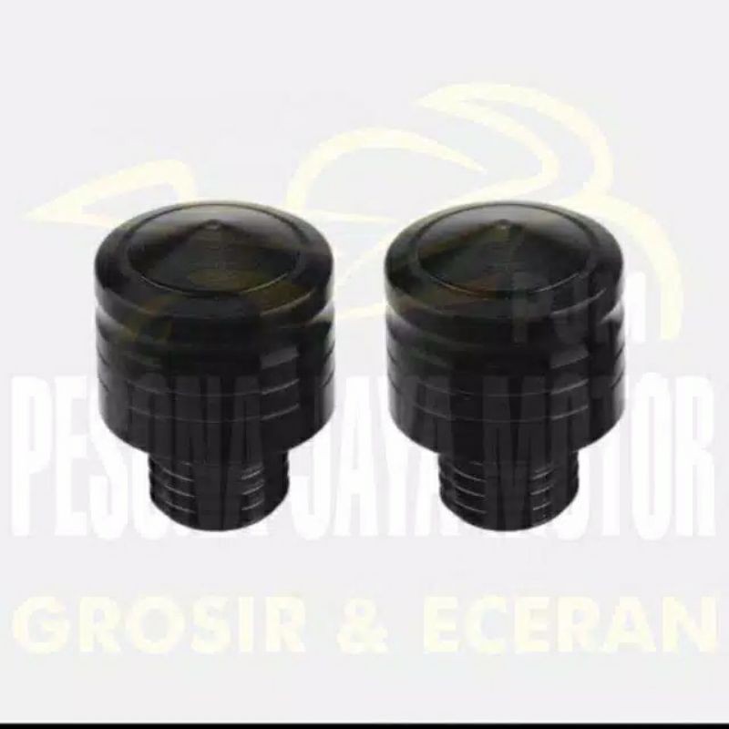 TUTUP BAUT SPION NMAX PCX / MONEL BAUT SPION HONDA YAMAHA  CNC - Hk99-Hitam