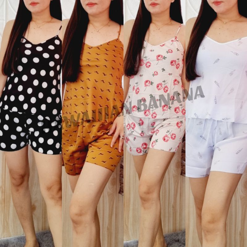 HAWAIIAN Baju Tidur HP Satin Satu Tali Dewasa Banyak Motif / Baju Tidur Import Murah / Part 1