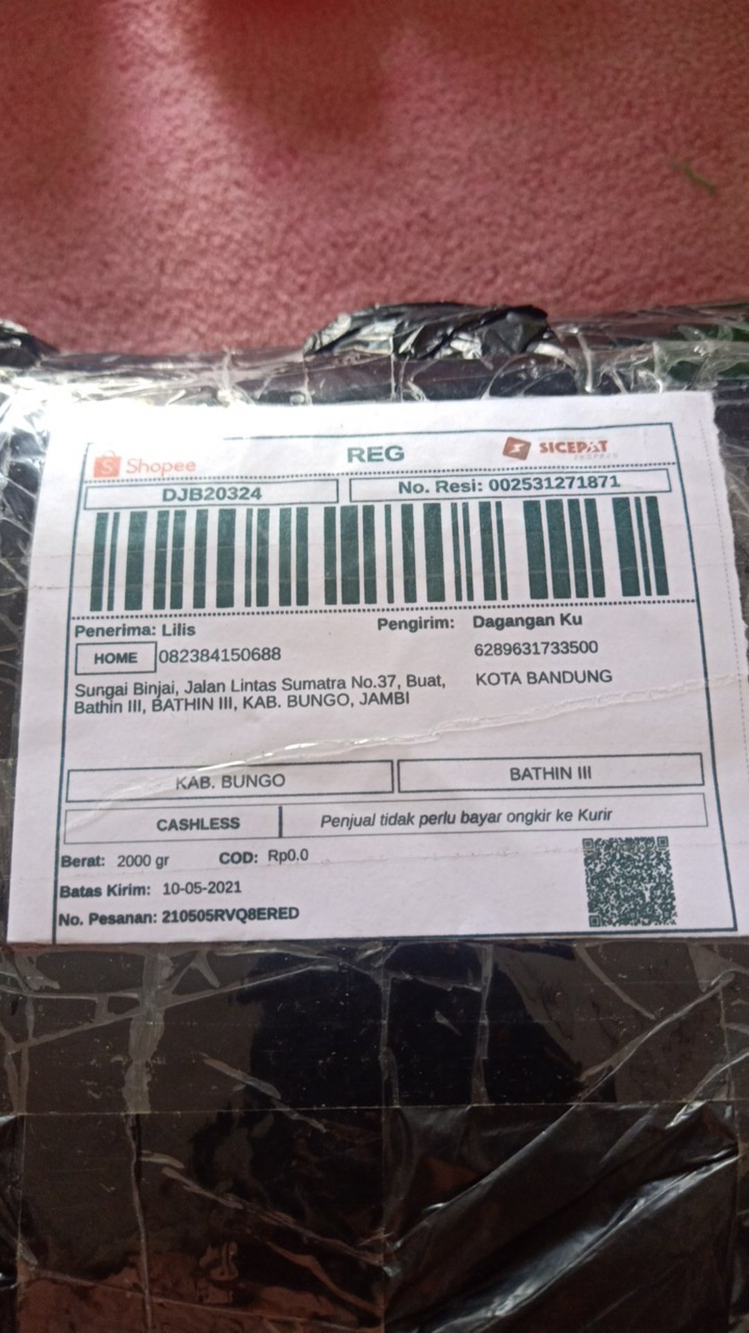 Termurah Plastik Klip 25x35 Tebal Ziplock Zipper Kemasan Baju Distro Hijab Packing 25 X 35 Clip Pond