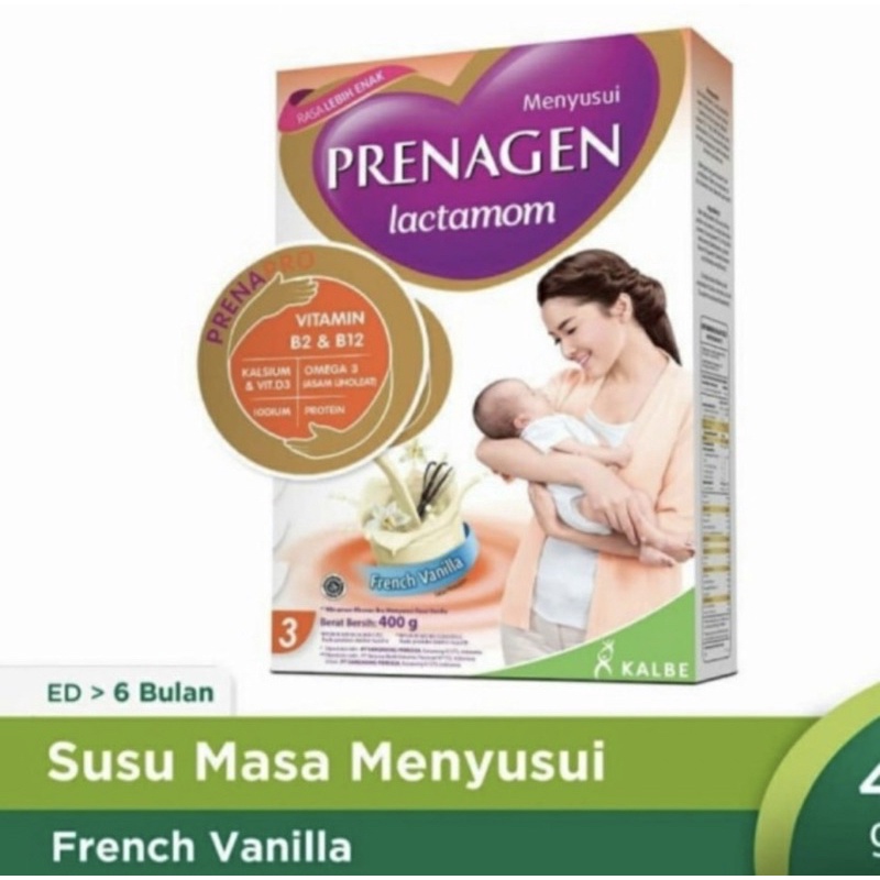 Prenagen LACTAMOM Coklat / Vanila / Mocha / Almond Soya 400 Gram