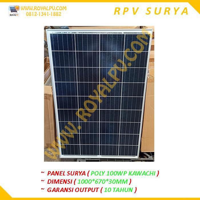 Panel Surya 100Wp Solar Panel 100Wp Solar Cell 100Wp Poly - 100Wp