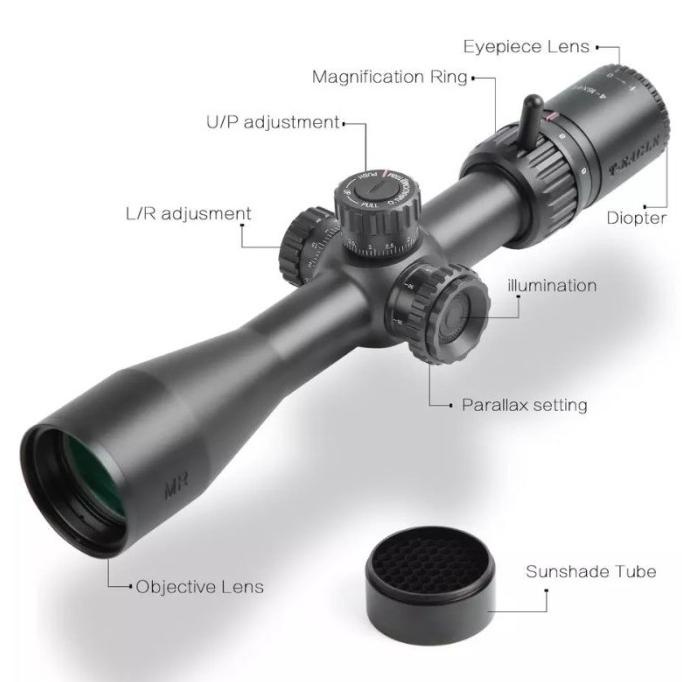 Telescope T-Eagle Mr Pro 4-16X44 Ffp Ir Reticle Glass | Teleskop Scope