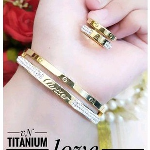 Titanium Set Perhiasan Wanita Dewasa 138221