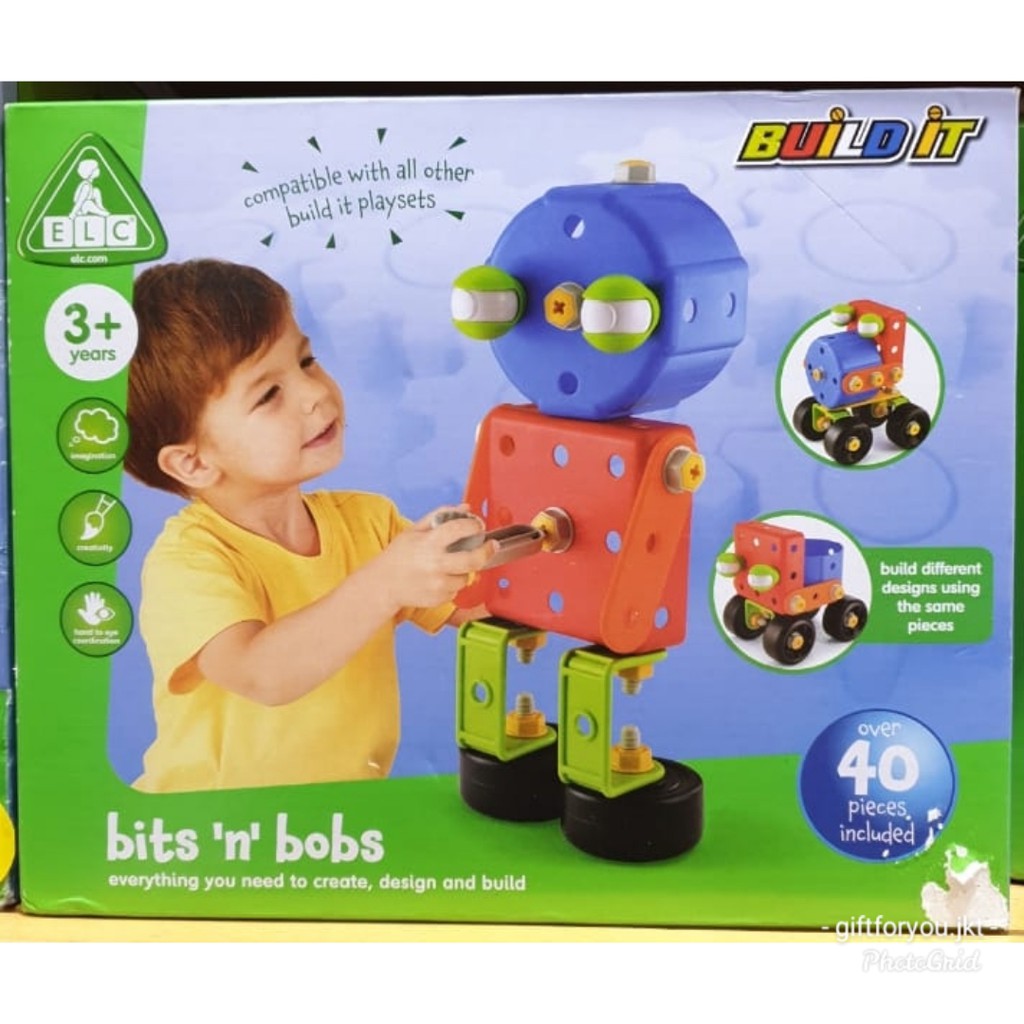 Early Learning Centre Build It Bits n Bobs Playset Mainan Edukasi Anak ELC Original