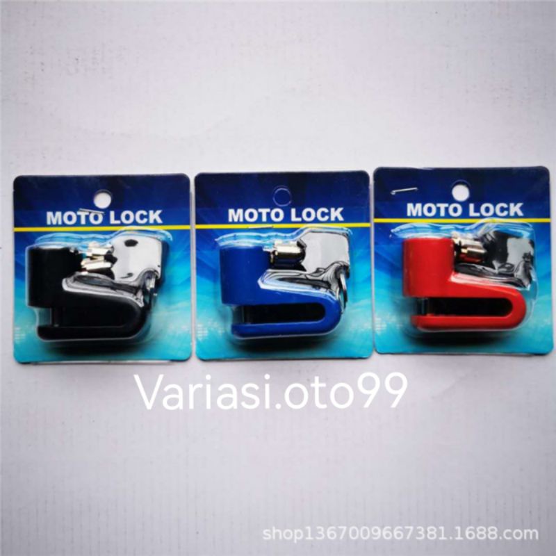 GEMBOK MOTOR CAKRAM ANTI MALING MOTOR LOCK UNIVESAL GEMBOK SEPEDA MOTOR