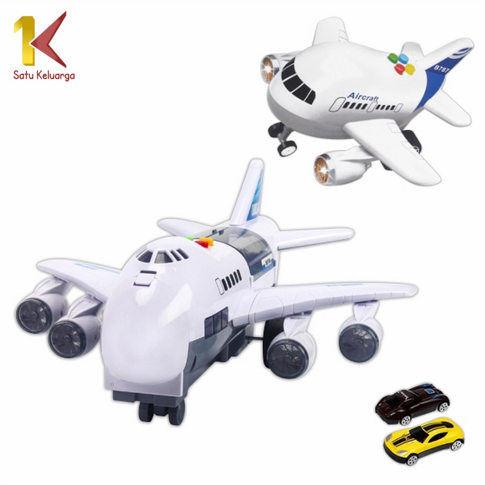 Satu Keluarga Mainan Pesawat Terbang M226 M229 Maenan Anak DIY Helicopter Bongkar Pasang Mobil / Pla