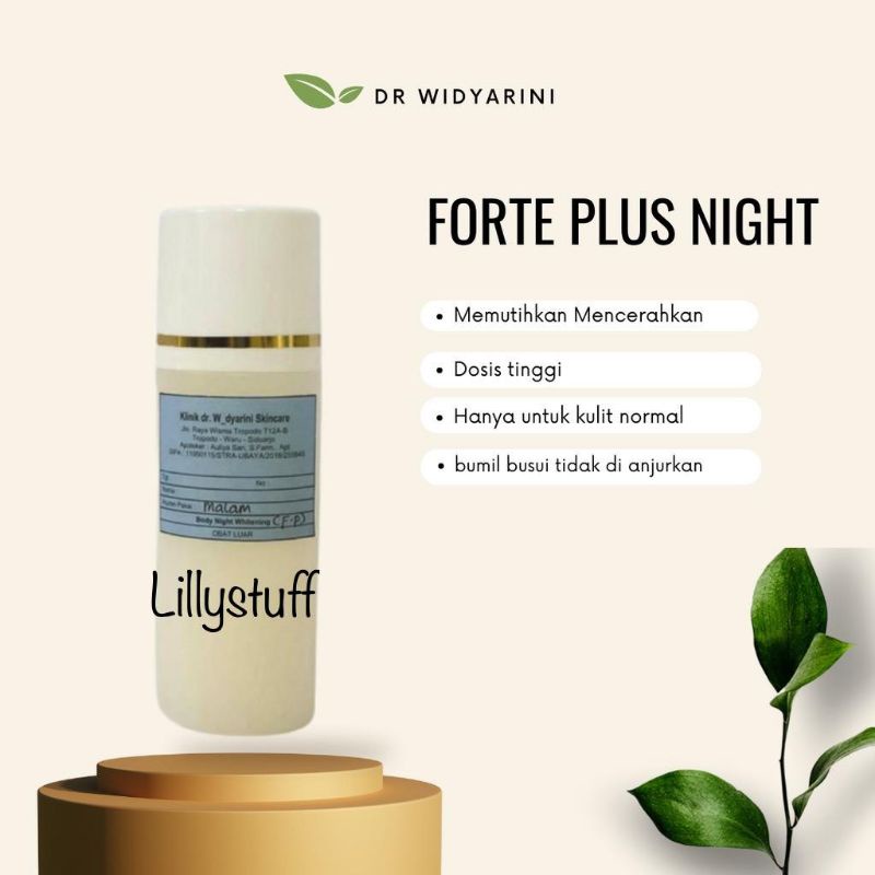 HB Malam Forteplus Dr. Widyarini Skincare/Lotion Malam Whitening